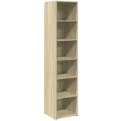 vidaXL Hoge kast 40x41x185 cm bewerkt hout sonoma eikenkleurig