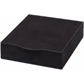 Giobagnara Trinket Box Luna Square Large Calfskin Suede Ocean