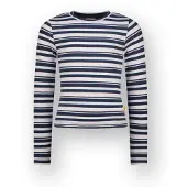 Vingino T-shirt Basic stripe top Meisje Blauw 116