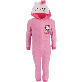 Hello Kitty Onesie - Maat 110/116 - Polyester - Pyjama - Roze