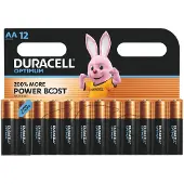 Duracell Alkaline Optimum AA-batterijen 12st