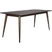 Dutchbone Elroy Eettafel 180x80 cm Hout Walnootkleur Bruin