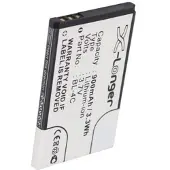 123accu Nokia BL-4C / C4C60T / C4C08T accu (3.7 V, 900 mAh, huismerk)