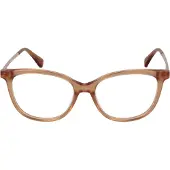 Max Mara Bril - - MM5008 - Acetaat - Glanzend lichtbruin (bruin) - 52/16/140