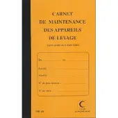 ELVE Onderhoudsboekje voor hijsapparatuur, 32 pagina's