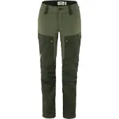 Fjällräven - Women's Keb Trousers - Trekkingbroek 46 - Regular, olijfgroen