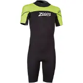 Zoggs Sea Ranger 1.5 Mm Junior Short Sleeve Shorty Zwart 12 Years Meisje