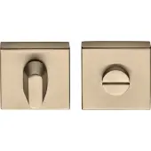 Formani Basics BSQWC53-ZI toiletsluiting vierkant zonder indicatie - PVD licht brons