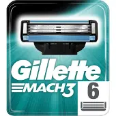 Gillette Mach3 scheermessen, 6 stuks, verpakking van 6 stuks NIEUW!