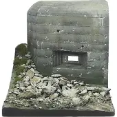 Vallejo Modelbouwpakket Diorama - SC012 WWII Bunker Diorama Plastic - 1:35 - Modelbouw