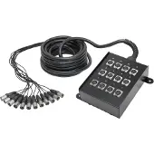 Adam hall K12C10 MULTICORE WITH STAGE BOX