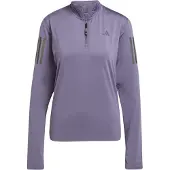 Adidas Functioneel shirt 'Own The Run' lavendel / zwart