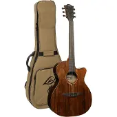 LAG Guitars Sauvage SAUVAGE-ACE Auditorium elektrisch-akoestische westerngitaar met gigbag