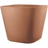 Deroma Vierkante bloempot - DEROMA - Origin - 12 L - Terracotta