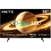 Metz 55 inch (140 cm) QD-MiniLED 2026 55MNH7000Z, mat scherm ultra, 60 Hz, Dolby Vision en Atmos, HDMI 2,1, Google TV
