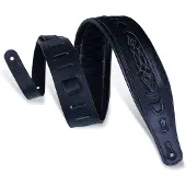 Levys Leathers 6.4 CM PADDED WITH BLACK DECORATIVE WINDOWS
