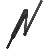 Levys Leathers THE REINER - FLORENTINE ON PADDED SHOULDER STRAP BUCKLE FOR ADJUSTEMENT - BLACK