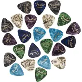Fender 351 Shape Premium Picks Multi-Colour Pack of 24
