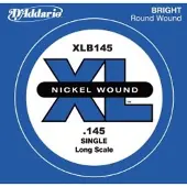 D'addario And Co XLB145 NICKEL WOUND BASS GUITAR SINGLE STRING LONG SCALE .145