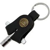 Tackle Instrument Supply Co . Drum Key with Leather Case Black