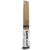 Promark Classic Forward 7A Hickory Drumstick Oval Wood Tip 4-Pack