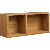 House Nordic Wandschap Oshawa - Naturel Hout - 71x20x30cm