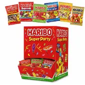 Haribo "Super Party!" snoep mix 960g - Uitdeelsnoep in individuele verpakte snoepzakjes - Snoep traktatie