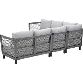 Garden Impressions Oliver loungeset 4-delig - donker grijs