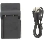 Hama Reisbatterij voor digitale camera USB (Batterij), Stroomvoorziening voor de camera, Zwart
