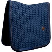 Kentucky Horsewear Horsewear - Zadeldoek velvet mini Pearls dressuur navy