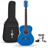Gear4Music Student Acoustic Guitar & Accessory Pack by Blue