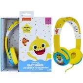 Baby Shark - kinder koptelefoon - volumebegrenzing - verstelbaar - comfortabel