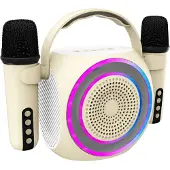 Celly PARTYMIC2, 6,6 cm, 6 Watt, 4 ohm, Draadloos, bereik 10 meter, wit
