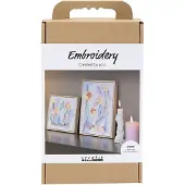 Creativ Company CC Hobbyset Borduurwerk Afbeeldingen pastelkleuren
