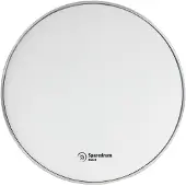 SpareDrum M3W10 - 10" MESH HEAD MUTE 3-PLY - SILENT - WHITE