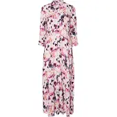 Y.A.S Blousejurk 'YASSavanna' camel / donkerblauw / rosa / wit