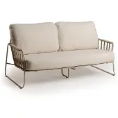 Tierra Outdoor 2-zits Loungebank Rivera Beige
