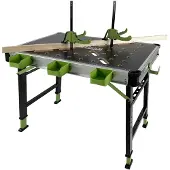TRUTZHOLM Werkbank klappbar höhenverstellbar bis 90 cm Multifunktionstisch Werkzeugboxen Spanntisch