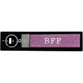 Depesche sleutelhanger BFF vriendschap cadeau zwart met metaal.