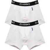 Claesen's - Jongens Boxershort 2-Pack WitCL 208-White-10