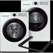 Samsung Ww80cgc04aahen 5000-series + Dv90dg52a0ahen 5000-serie Stapelkit Wasmachine Droger Bundel