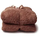 Unique living Plaid Teddy Rood 150 X 200 Cm