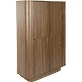 Housecraft living Almira Kast Hout/ Marmerlook Walnootkleur