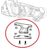 Sram Red Xplr Axs Buitenkooiplaat