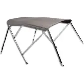 OceanSouth Biminitop DELUXE 3 boog breedte 150-170cm GRIJS