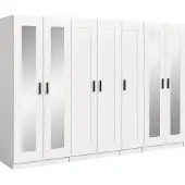 Xonox Kledingkast Visby 2 | 3-delig | wit