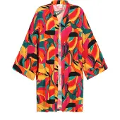 IZIA Kimono geel / groen / rood / zwart