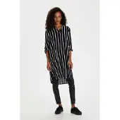 Kaffe Jurk 'Marana' zwart / wit