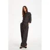 Kaffe Jumpsuit 'Rutie' camel / taupe / zwart