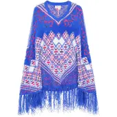 IZIA Cape cyaan blauw / rood / wit